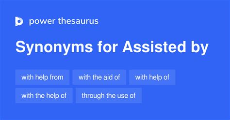 better word for assisted.